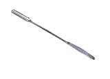 Scientific Labwares Stainless Steel Double Ended Micro Lab Spatula Sampler, Semi Circle Scoop Spoon & Tapered Arrow End (7")