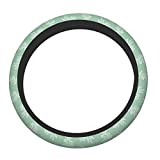 Steering Wheel Covers For Car, Ferns Sage Green Car Steering Wheel Cover For Women & Girls & Men, Universal 15 Inches Car