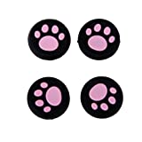 Vivi Audio® Thumb Stick Grips Cap Cover Joystick Thumbsticks Caps For PS4 XBOX ONE XBOX 360 PS3 PS2 Pink Cat Dog Paw 4pcs