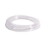 QuQuyi PVC Vinyl Tubing Lightweight Grade Clear Plastic Tube, 8mm ID X 10mm OD PVC Tube Flexible Plastic Hose Line Pipe Oil Resistant Multipurpose Vinyl Hose, BPA Free，3.3FT