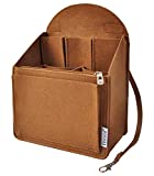 Vercord Felt Backpack Organizer Rucksack Insert Liner Inside Daypack Shoulder Bag Brown Large