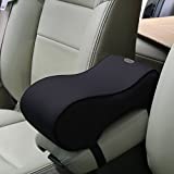 Timorn Car Armrest Cushion, Memory Foam Car Armrest Console,Car Center Console Armrest Pillow,Car Armrest Cover Car Center Console Cover(Black)