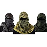Maddog Shemagh Tactical Desert Scarf Paintball Airsoft - Variety 3-Pack