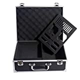 Chiitek Professional Tattoo Machine Kit Carry Case 12.6" x 9.5" x 5" W/Lock Key Light Weight Aluminum Carry Box Tattoo Supplies Storage Box Tattoo Kit Carry Case