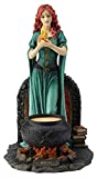 Veronese Resin Statues Brigid Goddess Of Hearth & Home Standing Holding Sacred Flame Statue 7 X 9.5 X 5.5