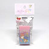 Daiso Sanrio Little Twin Stars Eraser With Strawberry Scent