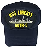 USS LIBERTY AGTR-5 Hat - NAVY BLUE - Veteran Owned Business