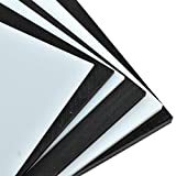 BuyPlastic Repro Black UHMW Polyethylene Plastic Sheet 1/4" x 6" x 24", Ultra High Molecular Weight Polyethylene Board