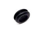 Pkg of 24 - Black SBR Rubber Push-in Grommet - Inner Diameter 3/8", Outer Diameter 5/8", Fits Panel Hole 7/16", Fits Panel Thickness 3/32"