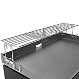MixRBBQ Griddle Warming Rack, Adjustable Grill Grate for Blackstone 17" to 36" Griddles, Outdoor BBQ Cooking Griddle Accessories