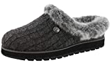 Skechers BOBS Women's Keepsakes - Ice Angel Slipper, Charcoal, 11 M US