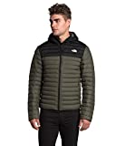 The North Face Men's Stretch Down Hoodie, New Taupe Green/TNF Black, XL
