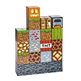 Paladone Minecraft Block Building Lamp - 16 Rearrangeable Light Blocks - Mood Lighting for Kids Room