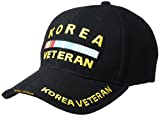 Deluxe Low Profile Cap Blk - Korea Veteran