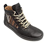 Inkkas - Black Barracuda Camping Boot - Handcrafted Artisan Women's & Men's Rugged and Durable Leather Shoes