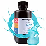 ELEGOO ABS-Like Resin Rapid UV Curing 405nm Standard Photopolymer Resin ABS 3D Resin High Precision Non Brittle Non Toxic for LCD 3D Printer Clear Blue 500G