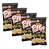 GIBBLES PUFFYS WHITE CHEDDAR CHEESE 8 oz Bag - QTY 4