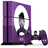 Skinit Decal Gaming Skin Compatible with PS4 Console and Controller Bundle - Officially Licensed Dragon Ball Z Gohan Monochrome Design