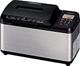 Zojirushi Home Bakery Virtuoso Plus Breadmaker, 2 lb. loaf of bread, Stainless Steel/Black