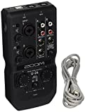 Zoom U-24 Handy Audio Interface, 2-Channel Portable USB Audio Interface, 2 XLR/TRS Combo Inputs, MIDI I/O, RCA Outputs