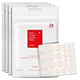 COSRX Acne Pimple Patch (96 counts) Absorbing Hydrocolloid Spot Treatment Fast Healing, Blemish Cover, 3 Sizes