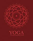 Yoga teacher training composition notebook/journal: College ruled with red large lotus cover