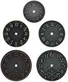 Metal Timepieces by Tim Holtz Idea-ology, 5 per Pack, Various Sizes, Antique Finishes, TH92831