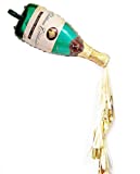 Champagne Bottle Balloon Kit,2pcs 40" Champagne Bottle Balloon & 3pcs Ivory Paper tassels & 3pcs Shiny Gold Tassels Ideal for New Years Eve Wedding Birthday Bridal Shower Party Decorations