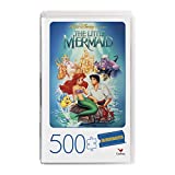 500-Piece Adult Jigsaw Puzzle in Plastic Retro Blockbuster VHS Video Case, Little Mermaid