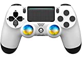 Wireless Controller for PS-4, Game Joystick Remote for PS-4 Controller, with Audio Jack, Double Vibration, Six-Axis Motion Control, Touchpad, for PS-4/Slim/Pro Console