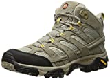 Merrell womens Moab 2 Vent Mid Hiking Boot, Taupe, 10.5 US