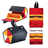 Travel Sunglasses Organizer Foldable Glasses Case Multiple Eyeglass Storage Cases Hanging Sunglass Holder for Women Men