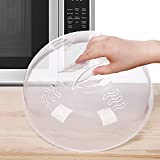 Microwave Splatter Cover Microwave Cover for Food Large Microwave Plate Food Cover With Easy Grip Handle Anti-Splatter Lid With Enlarge Perforated Steam Vents,11.5 Inch,BPA Free & Dishwasher Safe