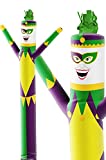 LookOurWay Jester Mardi Gras Themed Air Dancers Inflatable Tube Man Attachment, 10-Feet (No Blower)