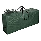 UMARDOO Christmas Tree Storage Bag - Xmas Tree Storage Fits Up to 7.5FT/9FT Artificial Christmas Tree,Durable Waterproof Zippered Bag with Carry Handles (Green, 50x15x20 in)