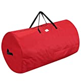 ProPik Christmas Tree Storage Bag | Holiday Storage Container with Handles | 52” X 30” X 30” | Artificial Tree Storage Box | Fits Up to 7 Ft. Tall Disassembled Tree Durable 600D Oxford Material (Red)