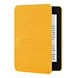 Ayotu Fabric Case for Waterproof Kindle Paperwhite 10th Gen 2018 - Thinnest&Lightest Smart Cover with Auto Wake/Sleep - Support Back Cover adsorption(not fit New Kindle 10th 2019),K10 A-Yellow