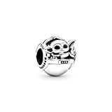 Meteor Crush Cute Baby Yoda Charms 925 Sterling Silver Beads Charms Birthday Christmas Jewelry Gifts Women for Pandora Bracelet