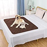 Waterproof Dog Bed Cover Pet Blanket for Couch Sofa Anti-Slip Furniture Protrctor(4050", Chocolate)