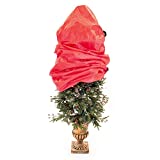 [Upright Topiary Tree Storage Bag] - 4 Foot Christmas Tree Storage Bag for Foyer Style Artificial Trees up to 4 Feet Tall - Keep Your Fake Tree Standing and Assembled with Ornaments | (48" - 2 Pack)