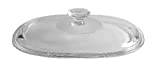 Corningware/Pyrex Clear Oval Glass Lid Fits Both F-2 & F-6 Dishes Made in the USA