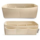 Designed for LV Artsy MM GM | Luxury Purse Organizer Insert - by AlgorithmBags, 2.5mm Felt Beige Liner Shaper (Cream, MM)