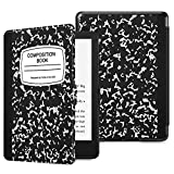 Fintie Slimshell Case for 6.8" Kindle Paperwhite (11th Generation-2021) and Kindle Paperwhite Signature Edition - Premium Lightweight PU Leather Cover with Auto Sleep/Wake, Composition Book