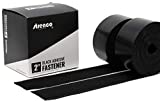 Strenco 2 Inch Hook and Loop Strips with Adhesive - 5 Yards - Heavy Duty Tape - Black Sticky Back Fastener