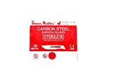 Swann Morton No.10 STERILE Curved Carbon Steel Scalpel Blades - Box of 100 - Brand New Stock Dated 2022 - Made in England, UK - Finest Precision Blades - Durable Quality for Experts & Professionals