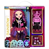 Rainbow High Series 3 EMI Vanda Fashion Doll – Orchid (Deep Purple) with 2 Designer Outfits to Mix & Match with Accessories