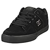 DC Men's Pure Casual Skate Shoe, Black/Pirate Black, 12 D US