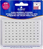 DMC Floss Number Stickers, 640/Pkg