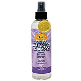 New Waterless Dog Shampoo | Natural Dry Shampoo for Dogs or Cats No Rinse Required | Made with Natural Extracts | Vet Approved Treatment - Made in USA (Lavender, 8 Fl Oz)