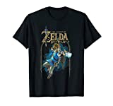 Zelda Breath Of The Wild Link Arch Shot Logo Graphic T-Shirt T-Shirt